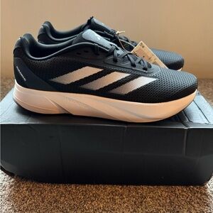 Adidas Duramo SL Black and White Athletic Sneakers